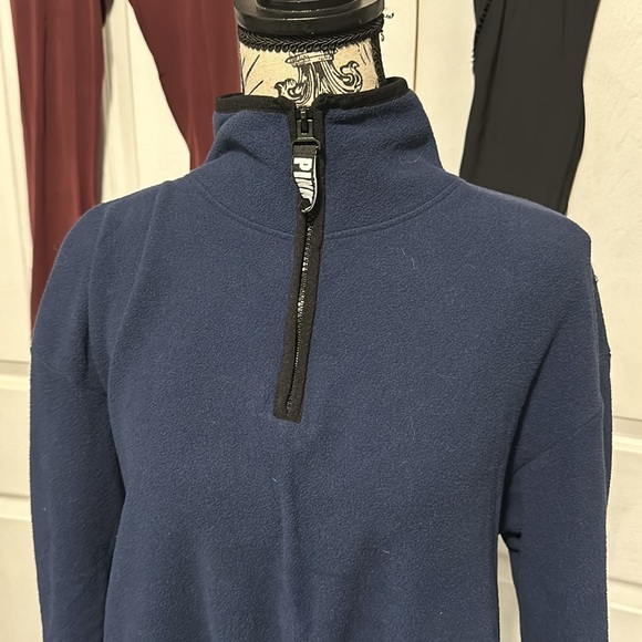 PINK Victoria's Secret Drawstring Zip Sweater - Picture 6 of 8